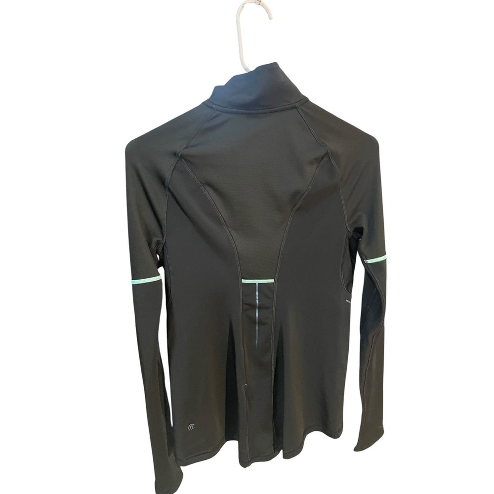 Champion Women's Extra Small Black Pullover Long Sleeve With Diagonal Zipper - Picture 2 of 8